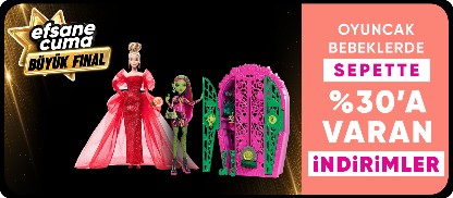 Oyuncak Bebeklerde Sepette Net %30'a Varan İndirim