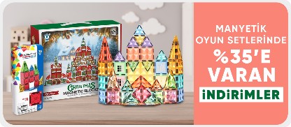 Manyetik Oyun Setlerinde Sepette Net %35'e Varan İndirim