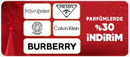 Parfümlerde  %30 İndirim