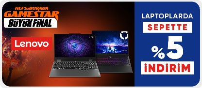 Lenovo Laptoplarda Sepette %5 İndirim