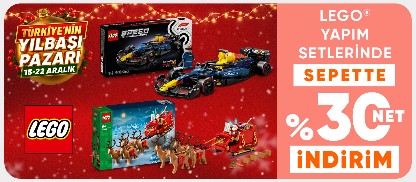 LEGO® Yapım Setlerinde Sepette Net %30 İndirim