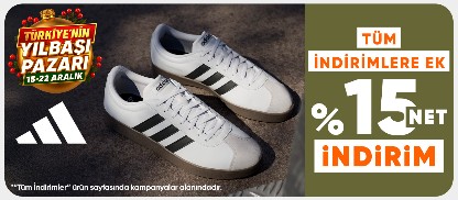 adidas ürünlerinde indirimlere ek sepette %15 net indirim