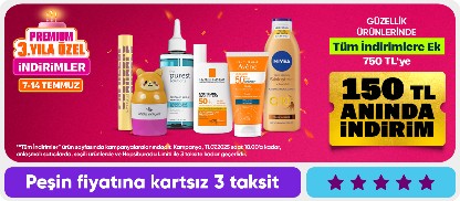 Güzellik Ürünlerinde Tüm İndirimlere Ek 150 TL Anında İndirim*