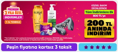 Premium'a Özel Güzellik Ürünlerinde  Tüm İndirimlere Ek 200 TL Anında İndirim*