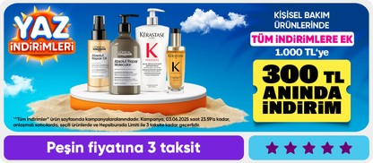 kişisel bakım ürünlerinde 1000 TL'ye 300 TL Kupon