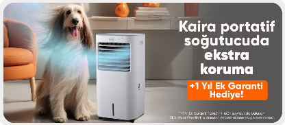 Kaira Uzaktan Kumandalı Portatif Soğutucu'da +1 Yıl Ek Garanti Hediye