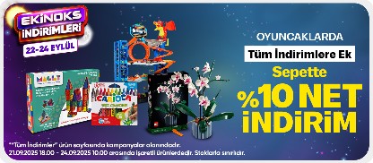 oyuncak %10 net indirim