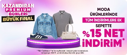 Giyim, ayakkabı, takı spor ve outdoor ürünlerinde tüm indirimlere ek %15 net indirim