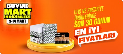 Ofis ve Kırtasiye Ürünlerinde Son 30 Günün En İyi Fiyatları