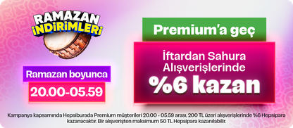 Premium - İftardan Sahura %6 Cashback 