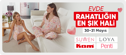 Evde rahatlığın en şık hali