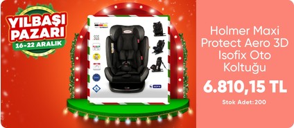 Holmer Maxi Protect Aero 3D ( 360° Dönebilir) 0-36kg Isofix Oto Koltuğu