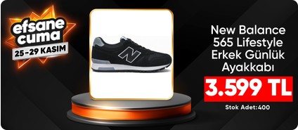 New Balance 565 Lifestyle Erkek Günlük Ayakkabı ML565BLK