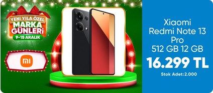 Xiaomi Redmi Note 13 Pro 512GB 12GB (Xiaomi Türkiye Garantili) Siyah