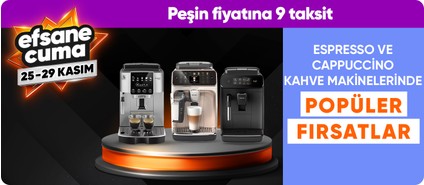 Espresso & Cappuccino Kahve Makinelerinde Efsane Kasım Fırsatları