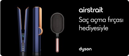 Dyson Airstrait saç açma fırça hediyesiyle prussia