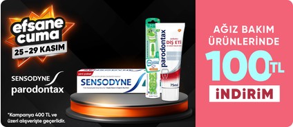 Sensodyne & Parodontax ağız bakım Ürünlerinde 400 Tl ve üzerine 100 tl indirim