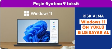 Risk alma  Windows 11 ön yüklü bilgisayar al