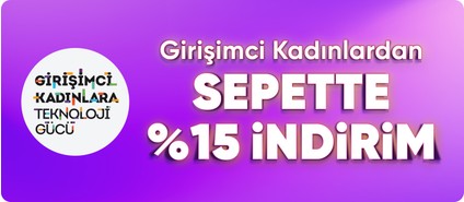 Girişimci kadınlardan sepette %15 indirim