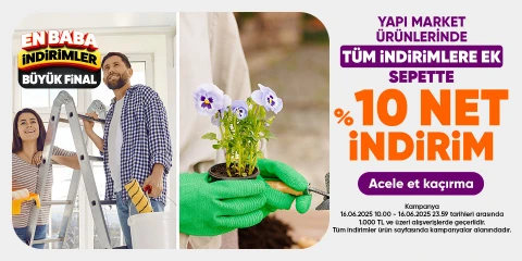 En Baba İndirimler Yapı Market Net İndirim
