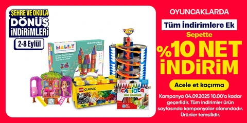 oyuncak %10 net indirim