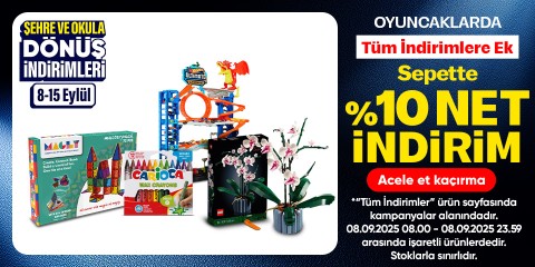oyuncak %10 net indirim