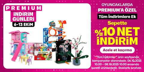 oyuncak 10% net indirim
