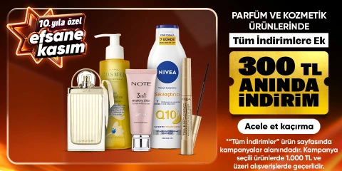 1000 TLYE 300 TL İNDİRİM