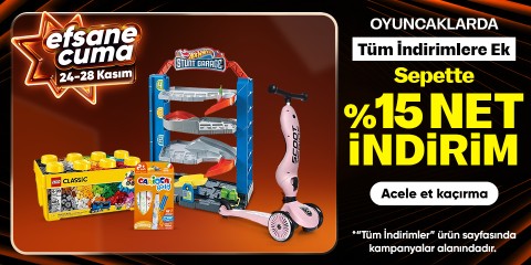 oyuncak 15% net indirim
