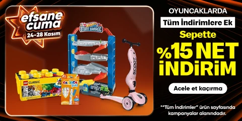oyuncak 15% net indirim