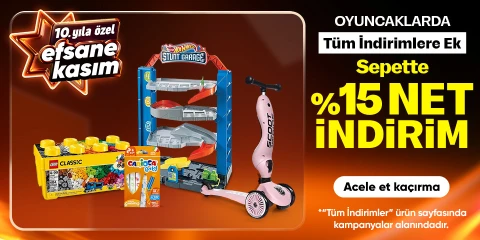 oyuncak 15% net indirim