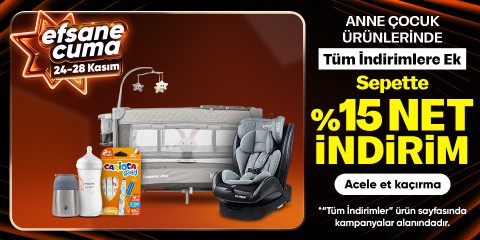 Anne çocuk %15 net indirim