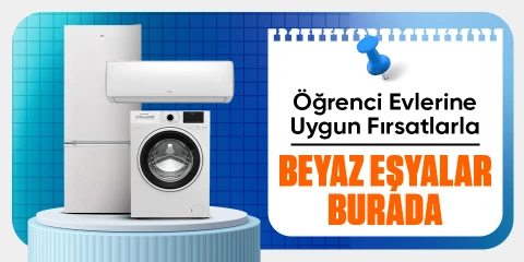 Öğrenci evleri beyaz eşyalar