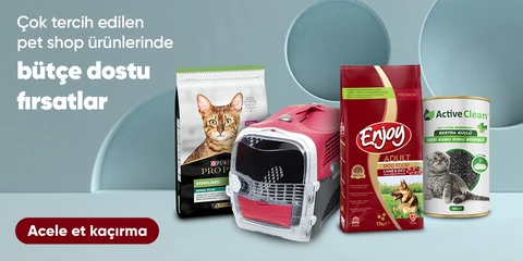 En Çok Tercih Edilen Pet Shop Ürünlerinde Süper Fiyatlar