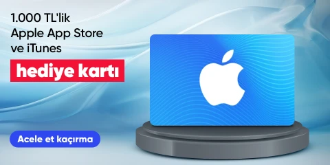 Apple 1000 TL Tutarında App Store & iTunes Hediye Kartı