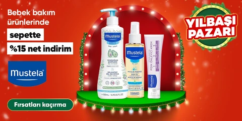 Mustela Bebek Bakım Ürünlerinde Sepette Net %15 İndirim