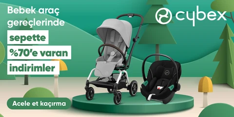 Cybex Bebek Araç Gereçlerinde Sepette %70'e Varan İndirim