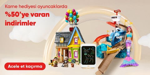 Karne Hediyesi Oyuncaklarda %50'ye Varan indirim