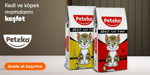 Peteko Markalı Kedi ve Köpek Mamalarını Keşfet