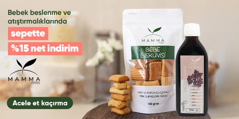 Mamma Emada Bebek Beslenme ve Atıştırmalıklarında Sepette Net %15 İndrim