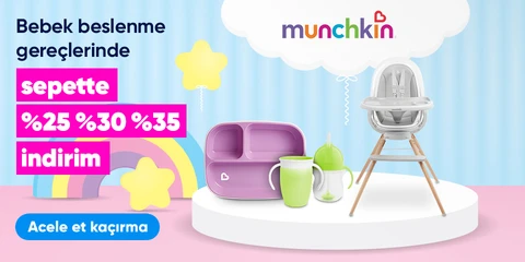 Munchkin Bebek Beslenme Gereçlerinde Sepette %25-30-35 İndirim