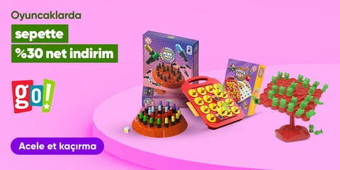 Go Toys Markalı Oyuncaklarda Sepette Net %30 İndirim