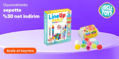 Circle Toys Markalı Oyuncaklarda Sepette Net %30 İndirim