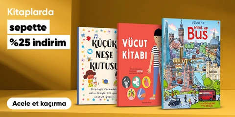 Kitaplarda  sepette %25 indirim