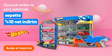 Hot Wheels Oyuncak Araba ve Yarış Setlerinde Sepette Net %10 İndirim