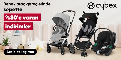 Cybex Bebek Araç Gereçlerinde Sepette %80'e Varan İndirimler