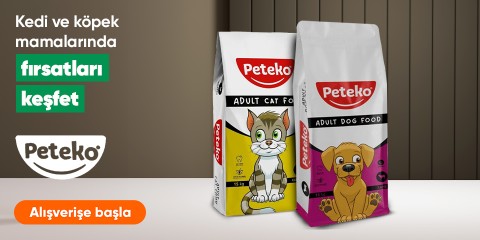 Peteko Markalı Kedi ve Köpek Mamalarını Keşfet