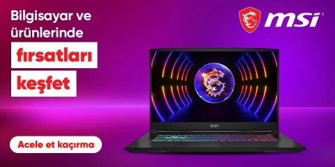 MSI Bilgisayar ve Ürünlerinde Fırsatlar