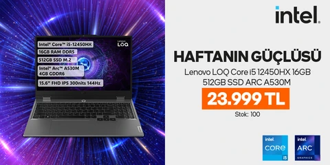 Haftanın Güçlüsü     Lenovo LOQ Intel Core i5  A530M Laptop