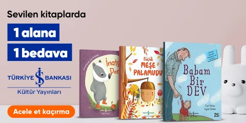 Sevilen kitaplarda 1 alana 1 bedava